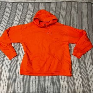 Fruit of the Loom basic hoodie orange Large